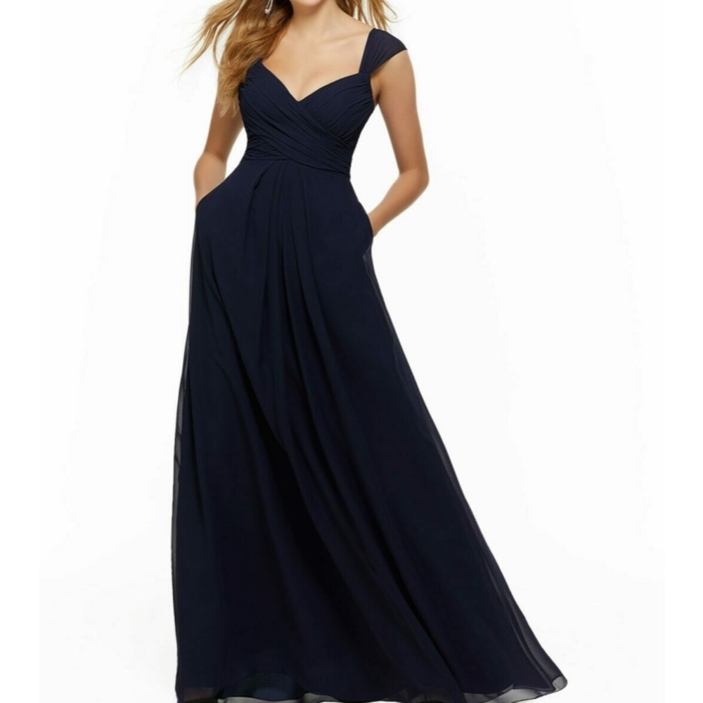 NWT Mori Lee Bridesmaid Dress 21647 in French Lilac